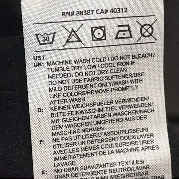 REEBOK black Shirt 3XL Play Dry ¼ Zip Pullover Workout Size 26-28 Polyester NEW - Picture 6 of 14